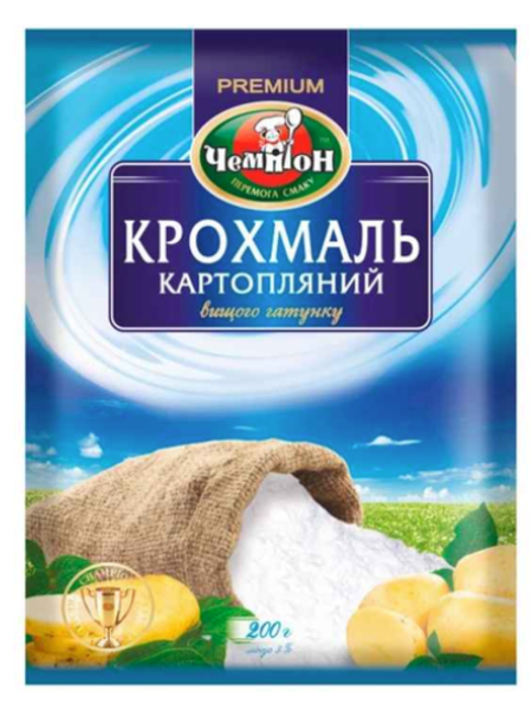 Крохмаль картопляний Чемпіон 200 г